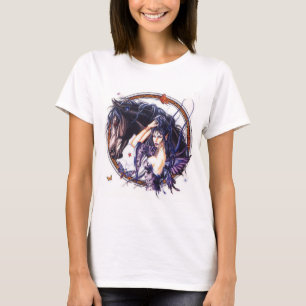 T-shirt celtique-étalon-fée