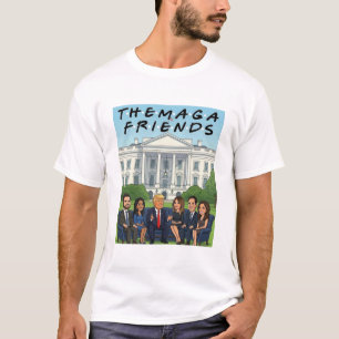 T-shirt Celui avec les amis MAGA drôle de satire politique