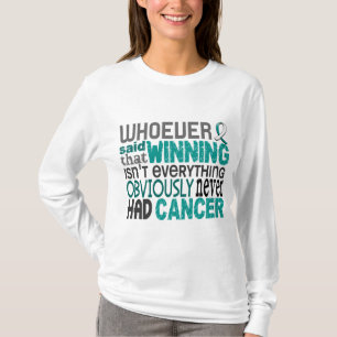 T-shirt Celui qui a dit le cancer du col de l'utérus