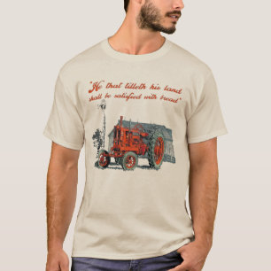 T-shirt Celui qui a misé sur son plan tracteur graphique