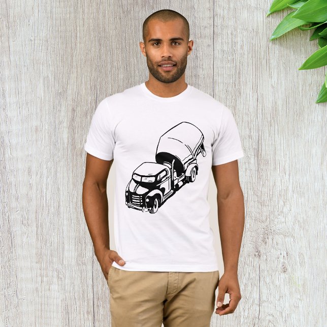 T-Shirt Cement Truck Mens (Créateur téléchargé)