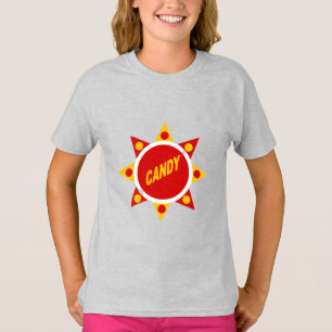 T-shirt cendre filles CANDY