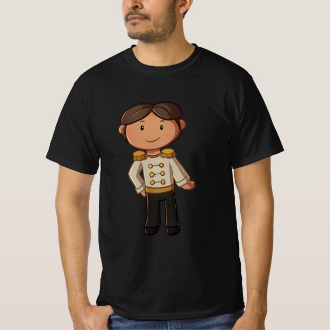 T-shirt Cendrillon Prince (Devant)