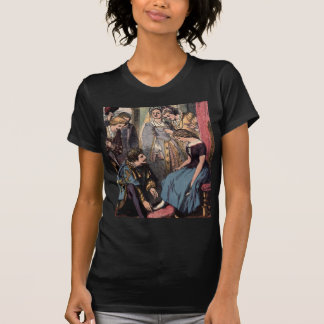 T-shirt Cendrillon vintage adaptant la pantoufle en verre