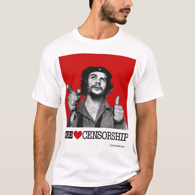 T-shirt Censure de coeur de Che (Devant)