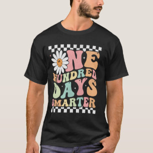T-shirt Cent jours plus intelligent Retro Daisy