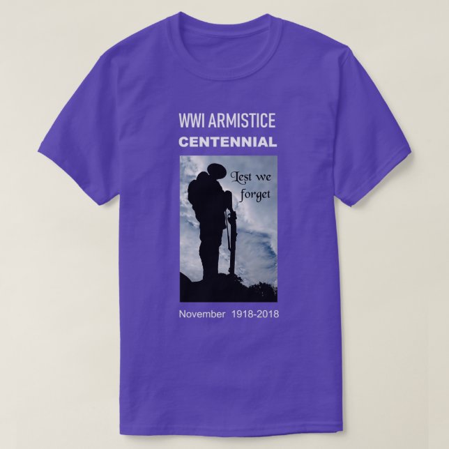 T-shirt Centenaire de l'armistice (Design devant)