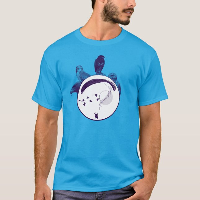 T-shirt Central du PARAPENTISME PG-CIRCLE 001 Ponto (Devant)