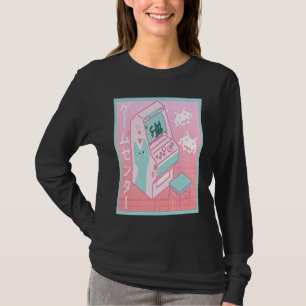 T-shirt Centre d'Arcade Vaporwave Rétro 80's 90's Japonais