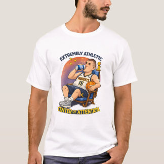 T-shirt Centre d'attention extrêmement athlétique et drôle