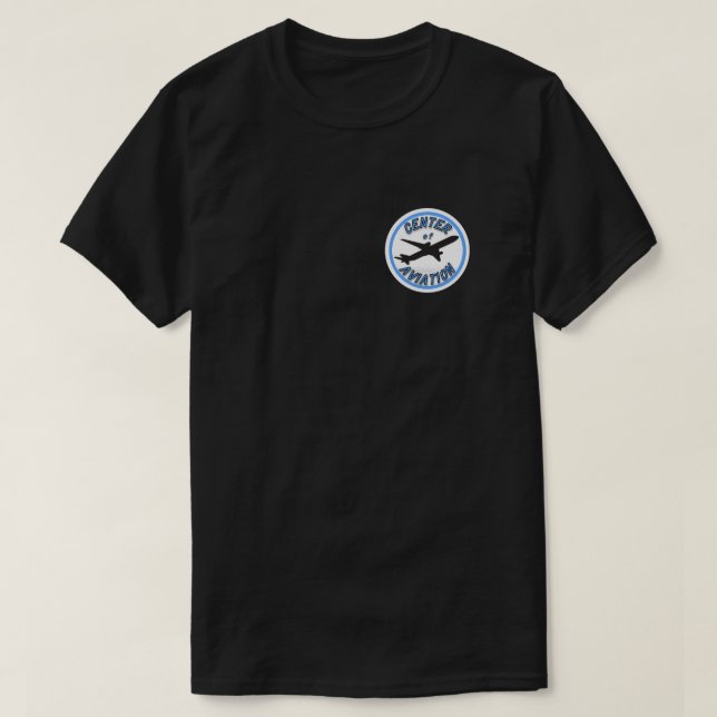 T-shirt Centre de l'aviation - Aviate Navigate Communiquer (Design devant)