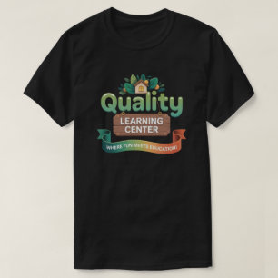T-shirt Centre de qualité d'apprentissage Apprentissage Jo