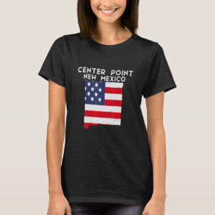 T-shirt Centre Point USA State America Travel Nouveau Mexi