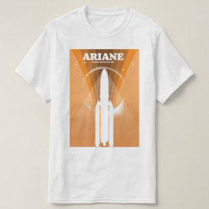 T-shirt centre spatial guyanais art spatial