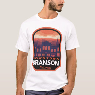 T-shirt Centre-ville historique de Branson Missouri