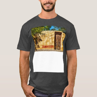 T-shirt Centre-ville Père Noël Fe Nouveau Mexique