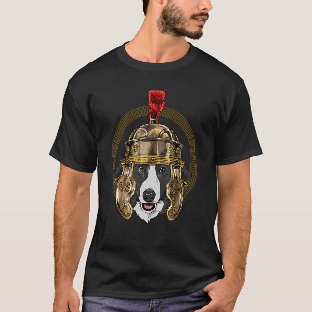 T-shirt Centurion Bordure Collie Ancien Empire romain de R (Devant)