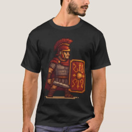 T-shirt Centurion fier - légionnaire romain en pixel art