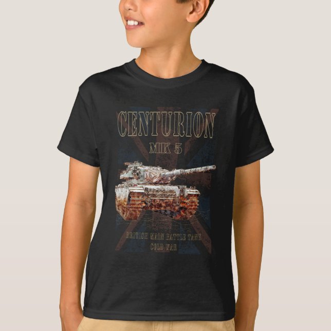 T-shirt Centurion MK 5 MBT. Batterie principale britanniqu (Devant)