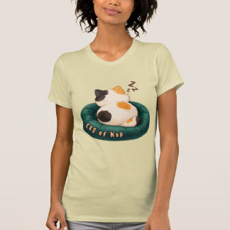 T-shirt "CEO of Nap" Cat Sleeping on The Couch