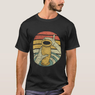 T-shirt Céramique Retro Kiln Poterie