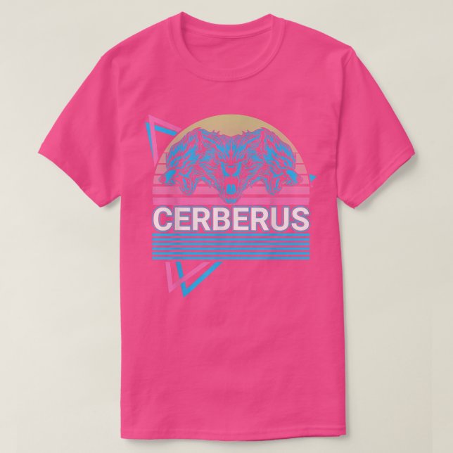 T-shirt Cerberus Ancienne Mythologie Grecque Rétro (Design devant)