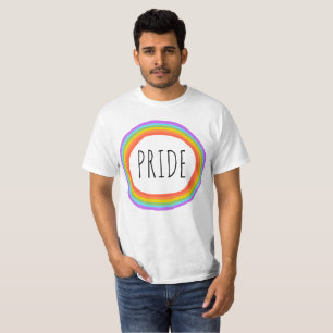 T-shirt Cercle arc-en-ciel PRIDE