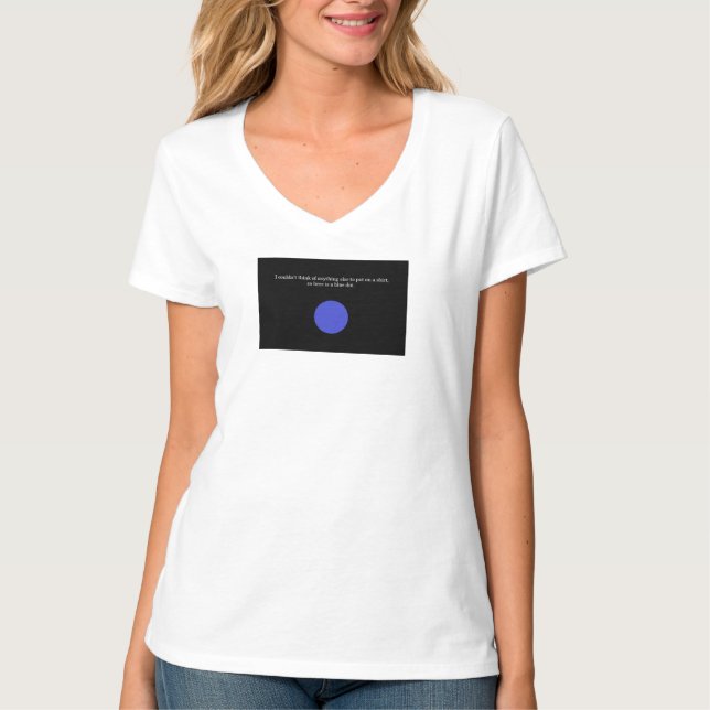 T-shirt Cercle Bleu (Devant)