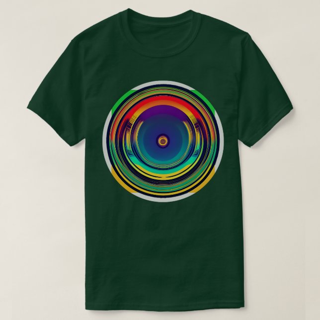 T-shirt cercle coloré (Design devant)