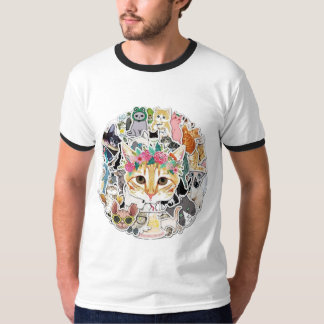 T-shirt Cercle de 50 chats chats mignons