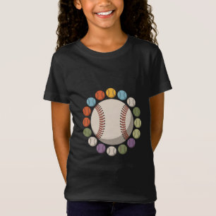 T-Shirt Cercle de baseball coloré