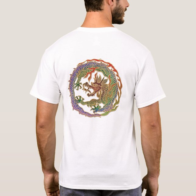 T-shirt Cercle de dragon éternel (Dos)