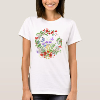 T-shirt Cercle De Fleurs