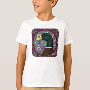 T-shirt Cercle de mosaïque de Mallard Drake