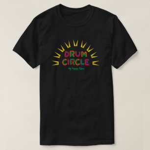 T-shirt Cercle de tambour Mon endroit heureux