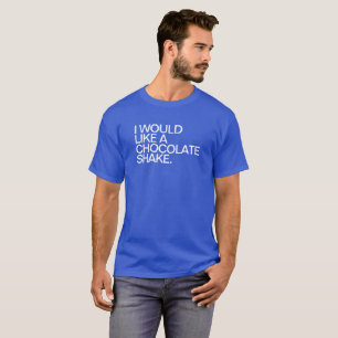 T-shirt Cercle de Weiner de secousse de chocolat de