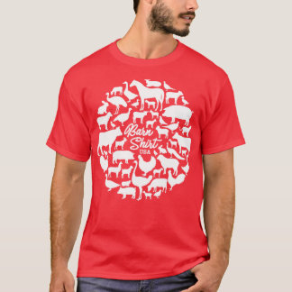 T-shirt Cercle du bétail blanc