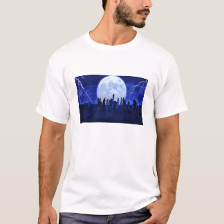T-shirt cercle en pierre de foudre