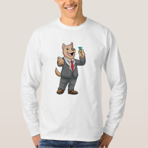 T-shirt Cercle Mariage Mariage de chien