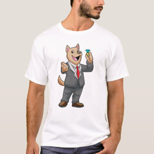 T-shirt Cercle Mariage Mariage de chien