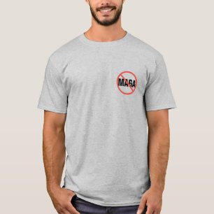 T-shirt Cercle rouge pas signe d'opinion politique anti-MA