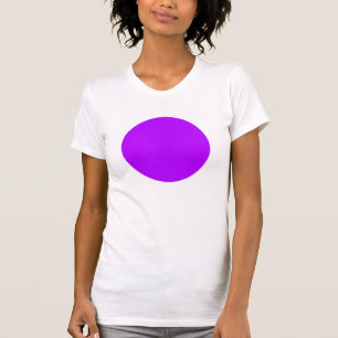T-shirt Cercle simple - bleu pourpre