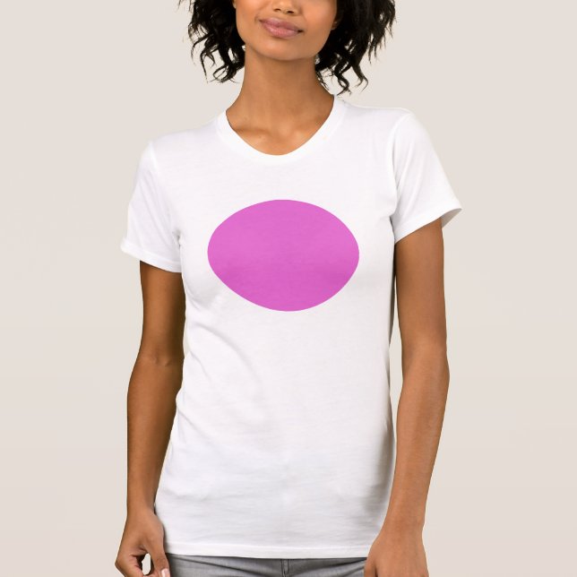T-shirt Cercle simple - Violet (Devant)