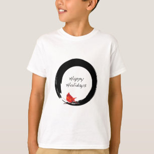 T-shirt Cercle zen avec Cardinal de Noël