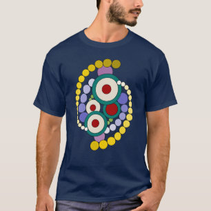 T-shirt Cercles Artwork Abstrait