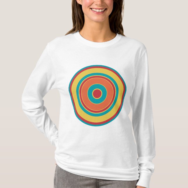 T-shirt Cercles colorés 05 (Devant)