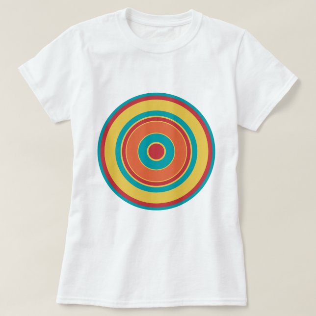 T-shirt Cercles colorés 05 (Design devant)