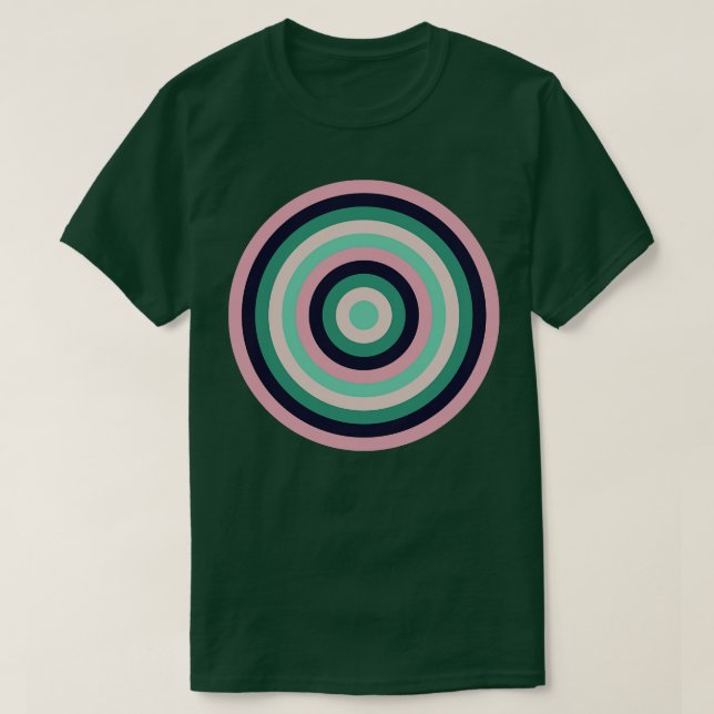 T-shirt Cercles concentrés 10 (Design devant)