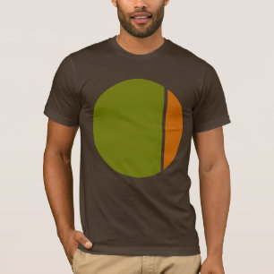 T-shirt cercles d'écrasement de couleur