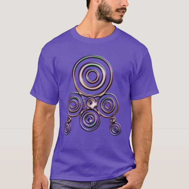 T-shirt Cercles sonores des haut-parleurs (Devant)